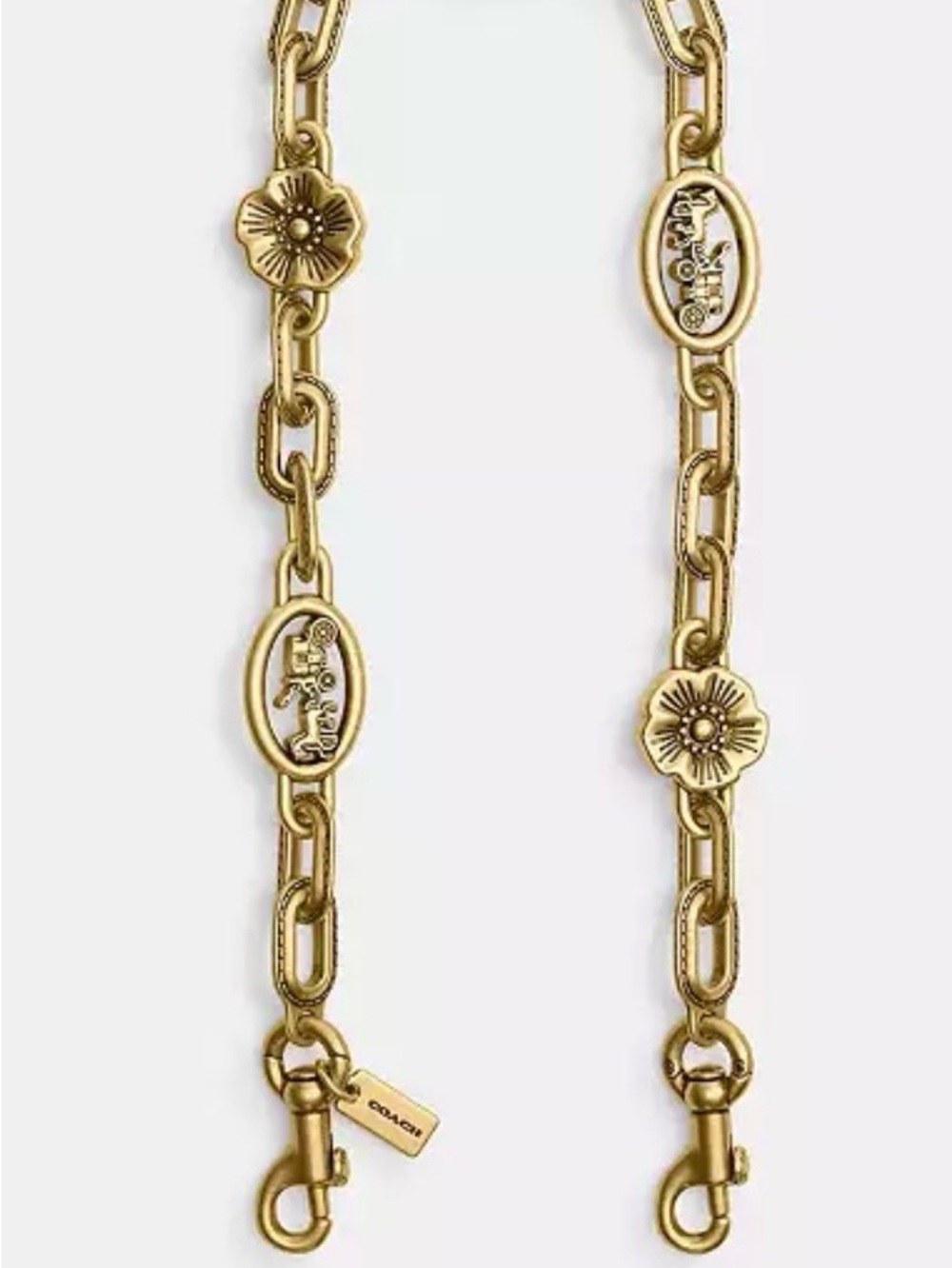 Coach Horse And Carriage Chain Strap - Picture 7 of 7
